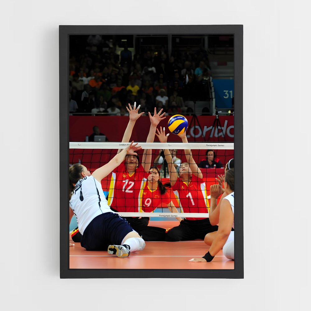 Poster PosterBlocage Épique – affiche Volleyball (vue 2)